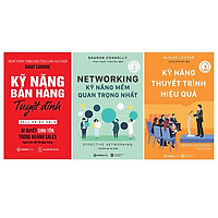 Combo 3 cuốn: Kỹ Năng Bán Hàng Tuyệt Đỉnh, Kỹ Năng Thuyết Trình Hiệu Quả, Kỹ Năng Mềm Quan Trọng Nhất