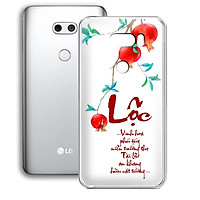 Ốp lưng điện thoại LG V30 - 01253 7930 LOC01 - in chữ thư pháp LỘC - Silicon dẻo - Hàng Chính Hãng