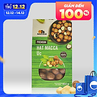Hạt Macca Úc Smile Nuts nứt vỏ thượng hạng hộp 454g - Australian Maccadiamia 454g