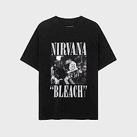 Áo thun nam nữ Nirvana Bleach City Cycle - Áo thun tay lỡ Unisex form rộng Local Brand