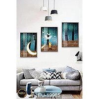 MUA 1 TẶNG 1 3 Tranh Canvas Treo Tường Phong Thủy Cầu Thang Phòng Khách Phòng Ngủ Phòng Bếp