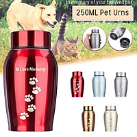 Memorials Paw Print Cremation Urn Stainless steel anti-perspiration waterproof durable for Cats and Dogs