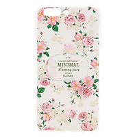 Ốp lưng Luxury hoa hồng cho Apple iPhone - Hàng chính hãng