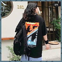 ÁO THUN TSHIRT NAM NỮ 1 CỠ FORM DÁNG RỘNG DƯỚI 65KG MẶC VỪA (UNISEX LỬA BĂNG)