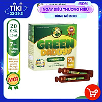 Siro Yến sào Green Daddy Fried Nest hộp 20 ống x 10ml dành cho trẻ nhỏ, hỗ trợ con ăn ngon, ngủ ngon, tăng cường tiêu hóa