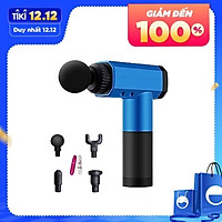 Súng Massage Suteki KS-1903 4 Cấp Độ - Tặng Kèm 4 Đầu Massage & Máy Massage Cầm Tay Mini