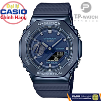 Đồng Hồ Nam Dây Nhựa Casio G-Shock GM-2100N-2ADR Chính Hãng - GM-2100N-2A Mặt Kim Loại