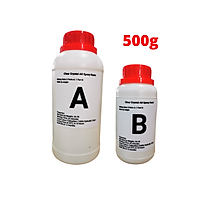 Keo AB Epoxy Resin Clear Đổ Nhựa Làm Khuôn, Đổ Keo Tranh 3D, Làm Handmade