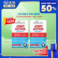 Combo 2 Hộp Viên Sụn Khớp Goodhealth Joint Active - Với UC2 Tái Tạo Và Duy Trì Sụn Khớp - Giúp Khớp Khỏe Dễ Dáng Vận Động – 100% Chính Hãng Từ New Zealand