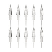 Tattoo Needles 10pcs Eyebrow Lip Tattoo Needle Cartridges Kit Eye Brow Lip Makeup Pen Permanent Tattoo Tool Kit
