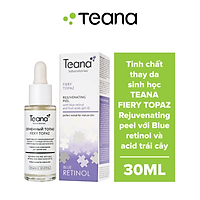 Tinh chất thay da sinh học TEANA FIERY TOPAZ Rejuvenating peel với Blue retinol và axit trái cây