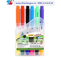 Bút lông 2 đầu 12 màu Thiên Long; Colokit FP-C01
