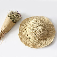 Parent-child Hat Child Grils Breathable All-match Solid Color Sunscreen Beach Style Concise Causal Sun Hat 1-8Y Toddler Girl Cap