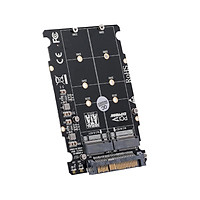 M.2 NGFF SSD(Key M) Key B SSD to U.2 SFF-8639 Adapter Card Converter SATA Interface is Not Supported