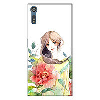 Ốp Lưng Dành Cho Điện Thoại Sony Xperia XZ Cô Gái Hoa Hồng