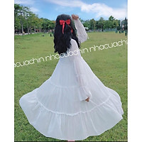 Đầm babydoll voan tầng