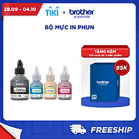 Bộ mực in phun Brother (BT-D60BK + BT5000C/M/Y)