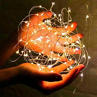 Dây đèn led đom đóm - đèn fairy light Chuyên dùng trang trí decor, trang trí lẵng hoa, hộp quà tặng, giỏ hoa, vòng hoa đội đầu, cây thông Noel đèn fairylight dùng kết hợp với chụp ảnh sản phẩm, cho vào trong chai lọ, trang trí bàn tiệc decor, thậm trí tạo hình quấn quanh người - Thương hiệu KIOTOOL