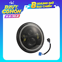 1pc 7 Inch Round Shaped LED Front Headlight Replacement For Jeep Wrangler JK LJ TJ CJ