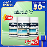 Combo 3 Hộp Tinh Chất Hàu Goodhealth Oyster Plus 30 Viên - Giúp Tăng Cường Sinh Lý - Cải Thiện Chất Lượng Tinh Trùng - Hàng Chính Hãng New Zealand