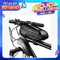 Túi Vỏ Cứng Chống Nước Có Khóa Đôi Treo Khung Xe Đạp