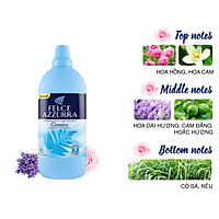 Nước xả vải đậm đặc với 3 tầng hương nước hoa cổ điển Ý hương cỏ Felce Azzurra 1.025 L