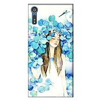 Ốp Lưng Dành Cho Điện Thoại Sony Xperia XZ Cô Gái Lá Xanh
