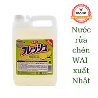 Nước rửa bát WAI hương chanh 4 lít - chuẩn chính hãng lưu hành thị trường Nhật