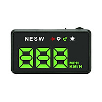 Universal HUD Head Up Display GPS Digital Speedometer with MPH for Cars Odometer Speed 3.5inch Large Screen, Works for