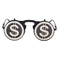 Fashion Steampunk Vintage Style Flip Up Round Sunglasses Vintage Circle Goggles Men Women