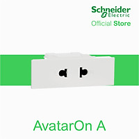 Ổ cắm đơn 2 chấu 16A, size S AvatarOn A - Schneider Electric - M3T426US-WE