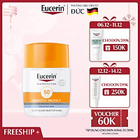Kem Chống Nắng Cho Da Hỗn Hợp Và Da Thường Eucerin Sun Fluid Mattifying Face SPF 50+ 50ml