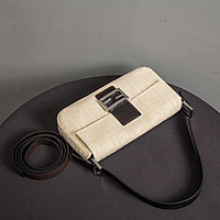 Túi Đeo Chéo Dáng Vuông Họa Tiết Thêu Phong Cách Retro Cho Nữ