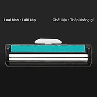 Dao cạo râu 2 lưỡi thế hệ mới KÈM 36 đầu thay tiện lợi cho nam giới NEW 2021