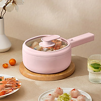 Chảo điện đa năng chống dính ceramic công nghệ Korean , nấu mỳ , chiên sào, nấu QC-DZ2712 ( tặng kèm bộ muôi )