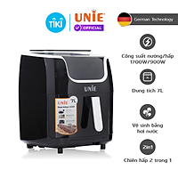 Nồi chiên hơi nước kết hợp nướng hấp UNIE Steam US6800 công suất - Hàng chính hãng