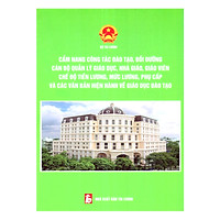 Cẩm Nang Công Tác Đào Tạo , Bồi Dưỡng Cán Bộ Quản Lý Giáo Dục , Nhà Giáo , Giáo Viên – Ch