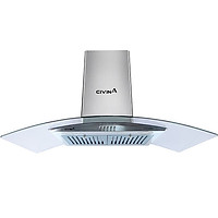 Máy Hút Mùi Kính Cong CivinA CV-3388C Điều Khiển Nút Cơ 3 Tốc Độ Hút, Công Suất 1000m3/h - Hàng Chính Hãng