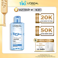 Nước Tẩy Trang Tươi Mát L'Oreal Paris 3-in-1 Micellar Water (95ml)
