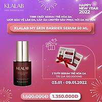 Serum trẻ hóa bảo vệ làn da KLALAB Skin Barrier Serum cân bằng độ Ph 50 ml
