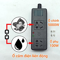 Ổ cắm điện liên động chính 5000W phụ 100W