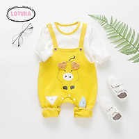 Body Yếm Dài Tay cho Bé chất Cotton xịn mịn