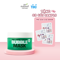 Mặt Nạ Bong Bóng Thải Độc Da So Natural Pore Tensing Carbonic Bubble Mask 130g