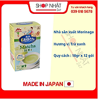 Sữa Bầu Morinaga Nội Địa Vị Trà Xanh (12 Gói x 18g)