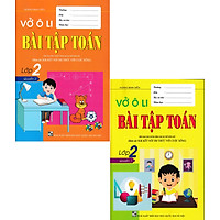 Combo Vở Ô Li Bài Tập Toán Lớp 2 - Tập 1 + Tập 2 (Bám Sát SGK Kết Nối Tri Thức Với Cuộc Sống)