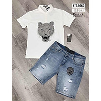 QUẦN SHORT JEAN NAM CHẤT BÒ CO GIÃN MẪU MỚI SIÊU HOT THỜI TRANG CAO CẤP AQ077