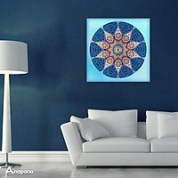 Tranh Canvas treo tường MANDALA thổ cẩm vuông