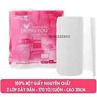 Combo 2 cuộn giấy lau bếp đa năng Bless You À La Vie - 170 tờ/cuộn