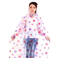 Áo mưa bít chấm bi nhựa dẻo PVC