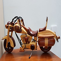 Xe mô hình Moto gỗ